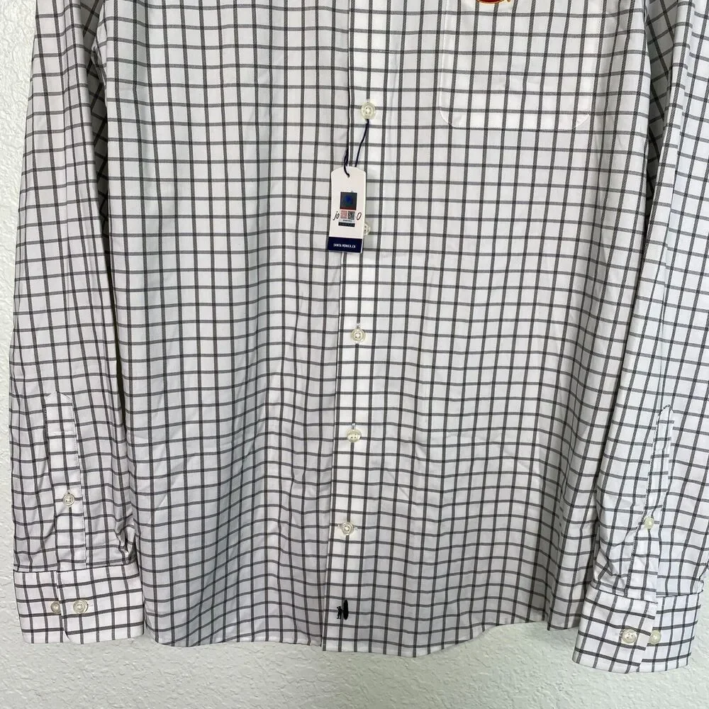 Johnnie O Shirt Mens Medium Louisville Cardinals Button Up Signor Plaid NEW - Picture 4 of 12